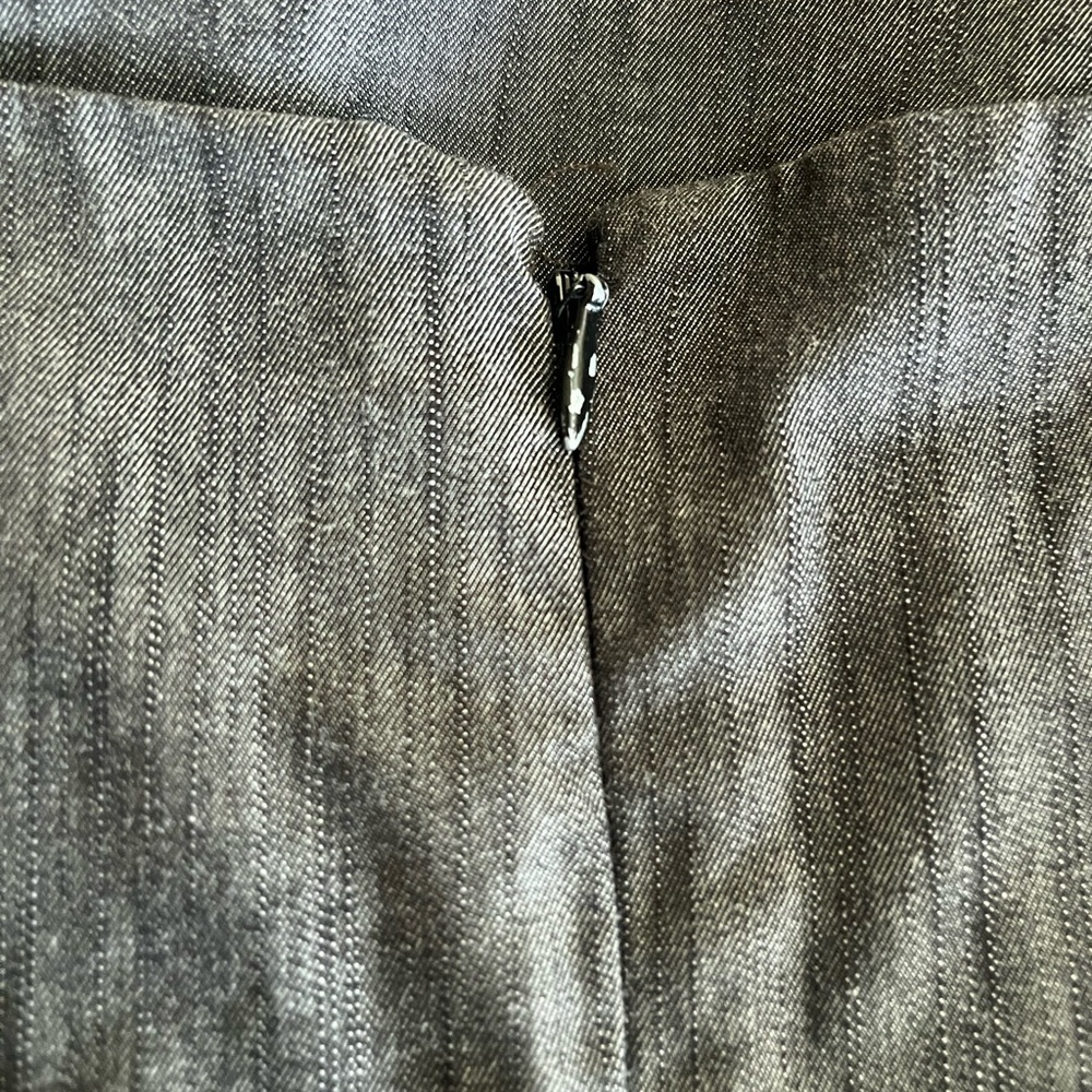 Calvin Klein Sleeveless A-line Dress in gray & Black - Picture 9 of 11